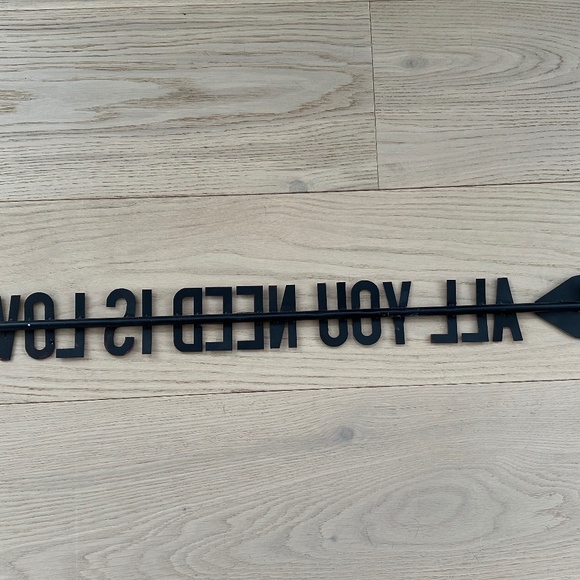 All You Need Is Love Metal Sign, Love Sign, Rustic Metal Sign, Retro Sign - Picture 5 of 7